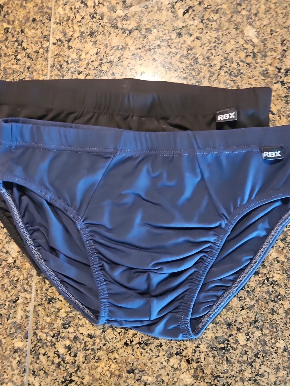 2 Pair RBX Men Briefs Navy And Black